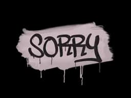 Sealed Graffiti | Sorry (War Pig Pink)