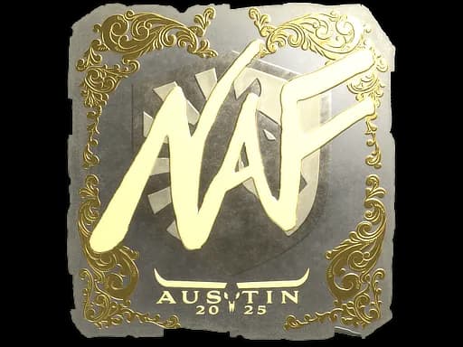 Sticker | NAF (Gold) | Austin 2025