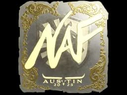 Sticker | NAF (Gold) | Austin 2025