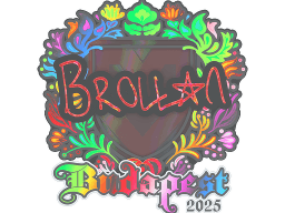 Sticker | Brollan (Holo) | Budapest 2025