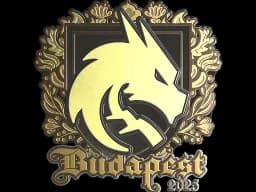 Sticker | Team Spirit (Gold) | Budapest 2025