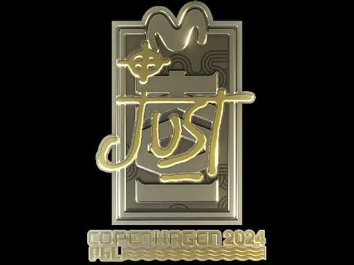 Sticker | JUST (Gold) | Copenhagen 2024
