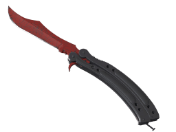 ★ StatTrak™ Butterfly Knife | Crimson Web (Minimal Wear)