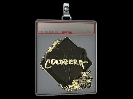 Sticker Slab | coldzera (Gold) | Rio 2022