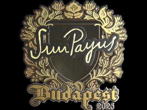 Sticker | SunPayus (Gold) | Budapest 2025