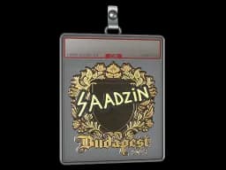 Sticker Slab | saadzin (Gold) | Budapest 2025
