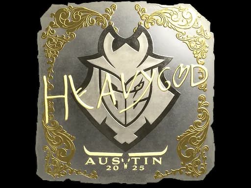 Sticker | Heavygod (Gold) | Austin 2025