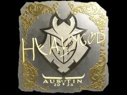 Sticker | Heavygod (Gold) | Austin 2025