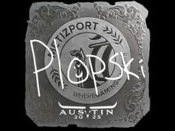 Sticker | Plopski (Foil) | Austin 2025