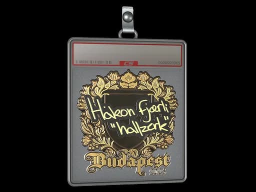 Sticker Slab | hallzerk (Gold) | Budapest 2025