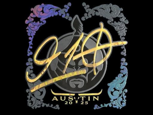 Sticker | 910 (Holo) | Austin 2025