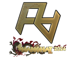 Sticker | Rare Atom (Gold) | Shanghai 2024