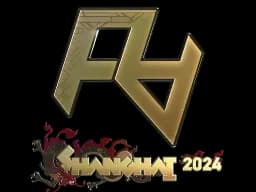 Sticker | Rare Atom (Gold) | Shanghai 2024