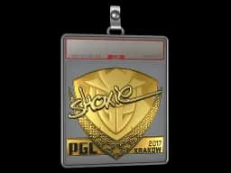 Sticker Slab | shox (Gold) | Krakow 2017