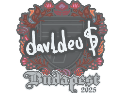 Sticker | dav1deuS | Budapest 2025