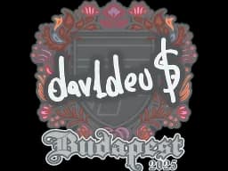 Sticker | dav1deuS | Budapest 2025