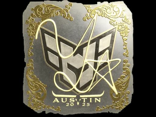 Sticker | yxngstxr (Gold) | Austin 2025
