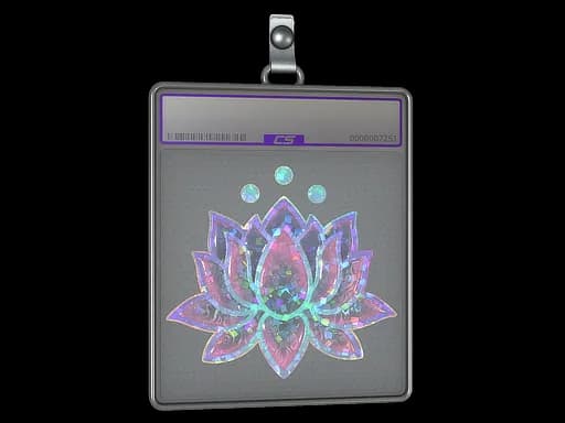 Sticker Slab | Lotus (Glitter)