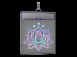 Sticker Slab | Lotus (Glitter)