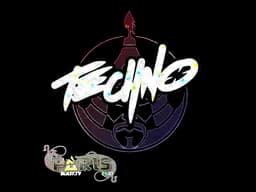 Sticker | Techno4K (Glitter) | Paris 2023