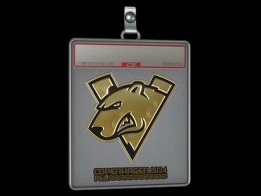 Sticker Slab | Virtus.pro (Gold) | Copenhagen 2024