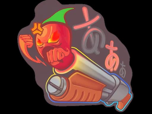 Sticker | Pepper Gauge (Lenticular)