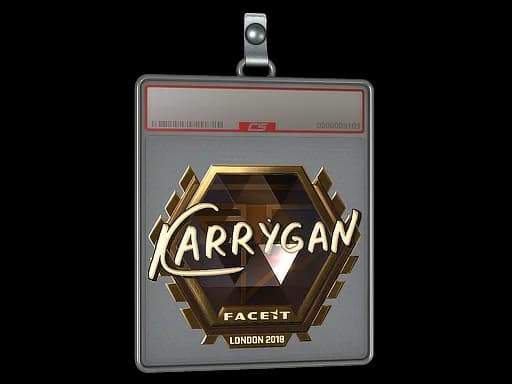Sticker Slab | karrigan (Gold) | London 2018