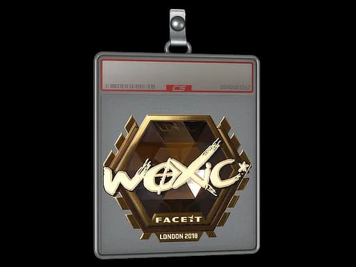 Sticker Slab | woxic (Gold) | London 2018