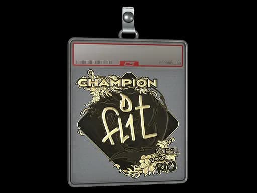 Sticker Slab | FL1T (Gold, Champion) | Rio 2022