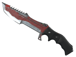 ★ Huntsman Knife | Crimson Web (Battle-Scarred)