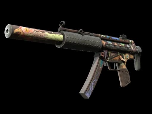MP5-SD | Necro Jr. (Battle-Scarred)
