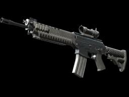 SG 553 | Damascus Steel CS2 skin