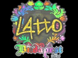 Sticker | latto (Holo) | Budapest 2025