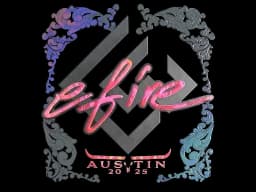 Sticker | efire (Holo) | Austin 2025