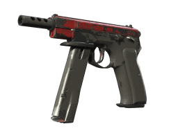 StatTrak™ CZ75-Auto | Crimson Web (Battle-Scarred)