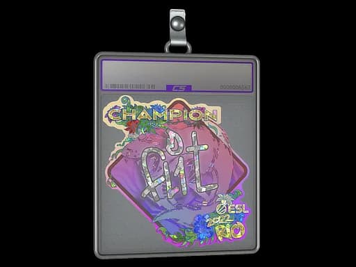 Sticker Slab | FL1T (Glitter, Champion) | Rio 2022