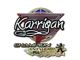 Sticker | karrigan (Glitter, Champion) | Antwerp 2022