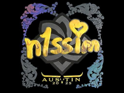 Sticker | n1ssim (Holo) | Austin 2025