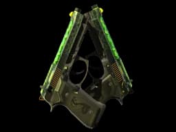 StatTrak™ Dual Berettas | Cobra Strike (Minimal Wear)