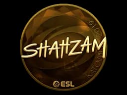 Sticker | ShahZaM (Gold) | Katowice 2019