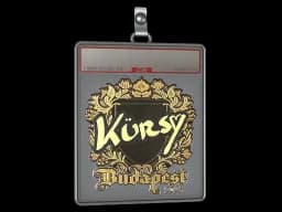 Sticker Slab | Kursy (Gold) | Budapest 2025