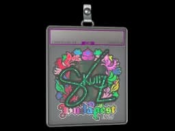 Sticker Slab | skullz (Holo) | Budapest 2025