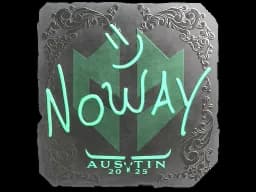 Sticker | noway (Foil) | Austin 2025