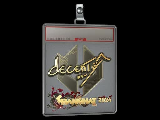 Sticker Slab | decenty (Gold) | Shanghai 2024