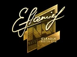 Sticker | flamie (Gold) | Boston 2018