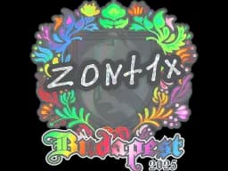 Sticker | zont1x (Holo) | Budapest 2025