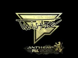 Sticker | Twistzz (Gold) | Antwerp 2022