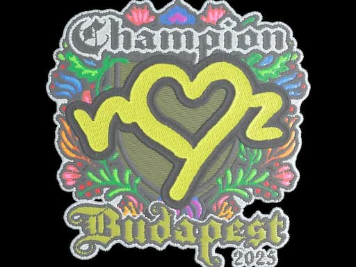 Sticker | ropz (Embroidered, Champion) | Budapest 2025