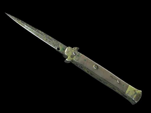 ★ Stiletto Knife | Boreal Forest (Battle-Scarred)