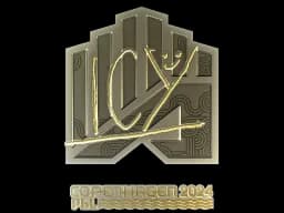 Sticker | ICY (Gold) | Copenhagen 2024